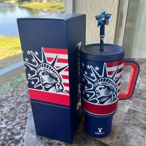 Blue and Red Liberty Tumbler